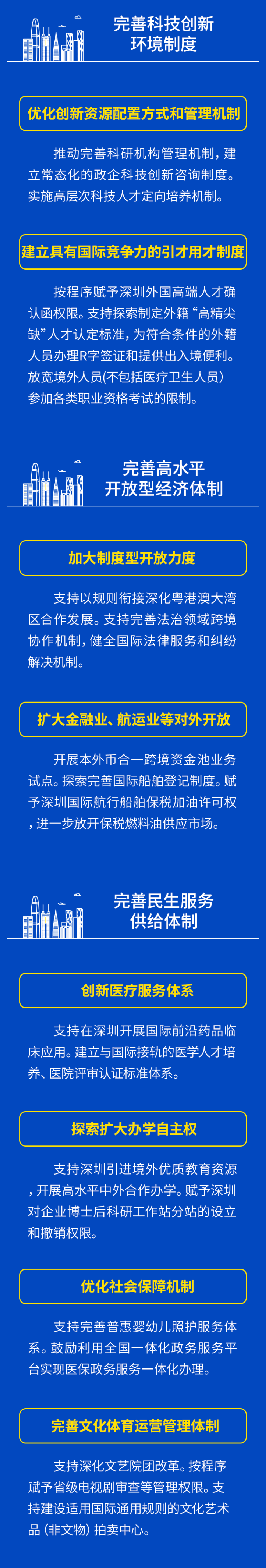 【解读】深圳建设中国特色社会主义先行示范区综合改革试点方案