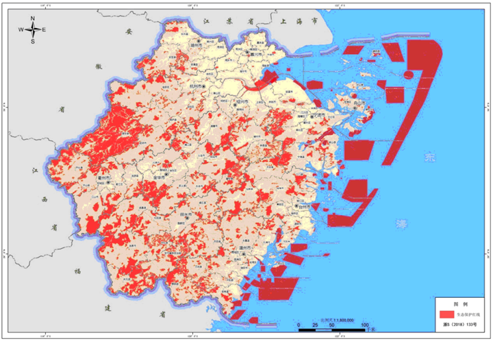 我国18个省（直辖市/自治区）生态保护红线图示分享